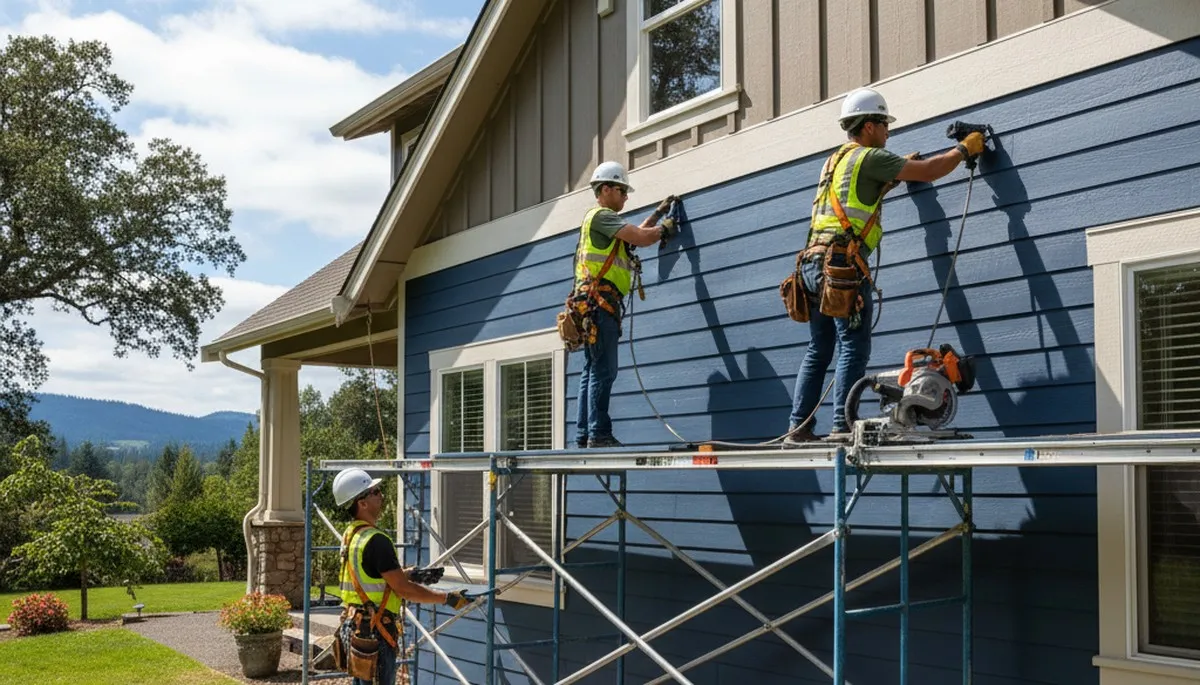 Vinyl siding installation by Portland, OR siding contractors for durable home exterior protection