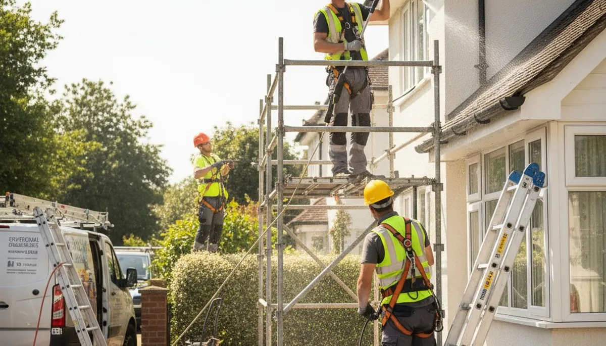 Portland, OR siding and gutter cleaning service on a home exterior by FX Remodeling & Exteriors