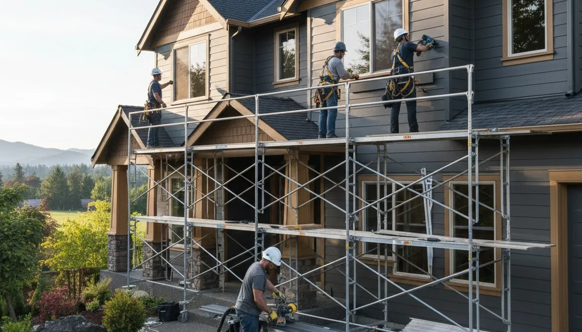 Vinyl siding installation in Portland, OR for a home exterior upgrade