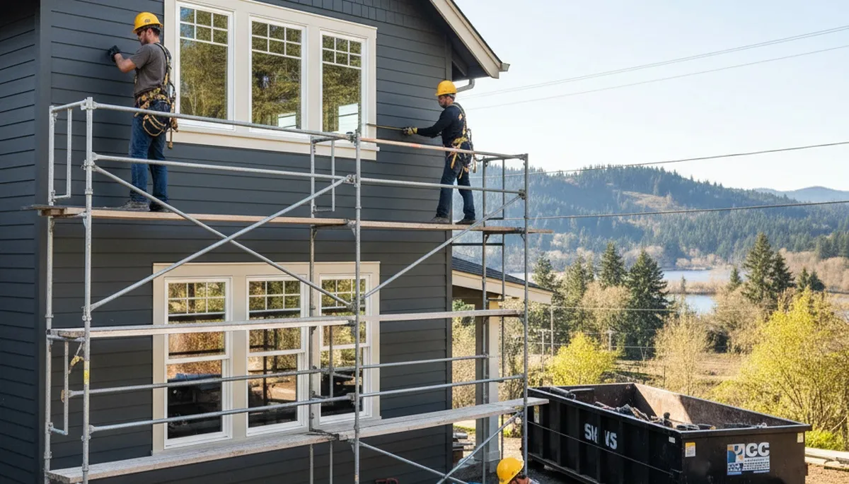 Vinyl siding installation service in Portland, OR for homes and businesses