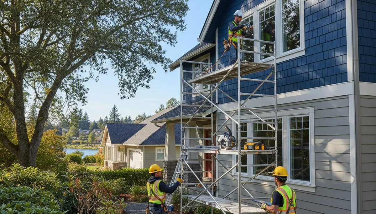Vinyl siding installation service in Portland, OR for residential homes